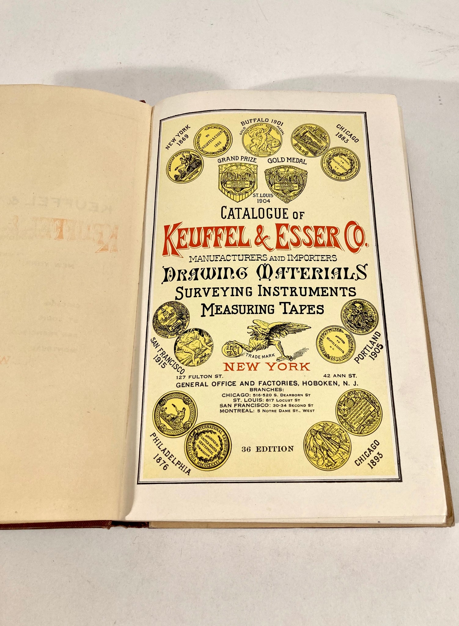 1921 KEUFFEL & ESSER CO. CATALOG, Drawing Materials, With Price List P