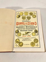 Load image into Gallery viewer, 1921 KEUFFEL &amp; ESSER CO. CATALOG, Drawing Materials, With Price List Pamphlet