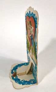 Antique 1920's Foldout, Popup VALENTINE || "Love's Greeting"