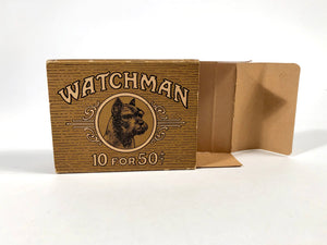 Antique WATCHMAN Cigar Package, Scottie Dog || EMPTY