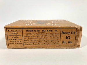 Antique WATCHMAN Cigar Package, Scottie Dog || EMPTY