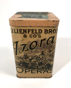 Antique Lilienfeld Bros. LA AZORA TOBACCO OPERAS TIN || EMPTY