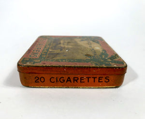 Antique French PRINCE DE MONACO Cigarette Tin || EMPTY