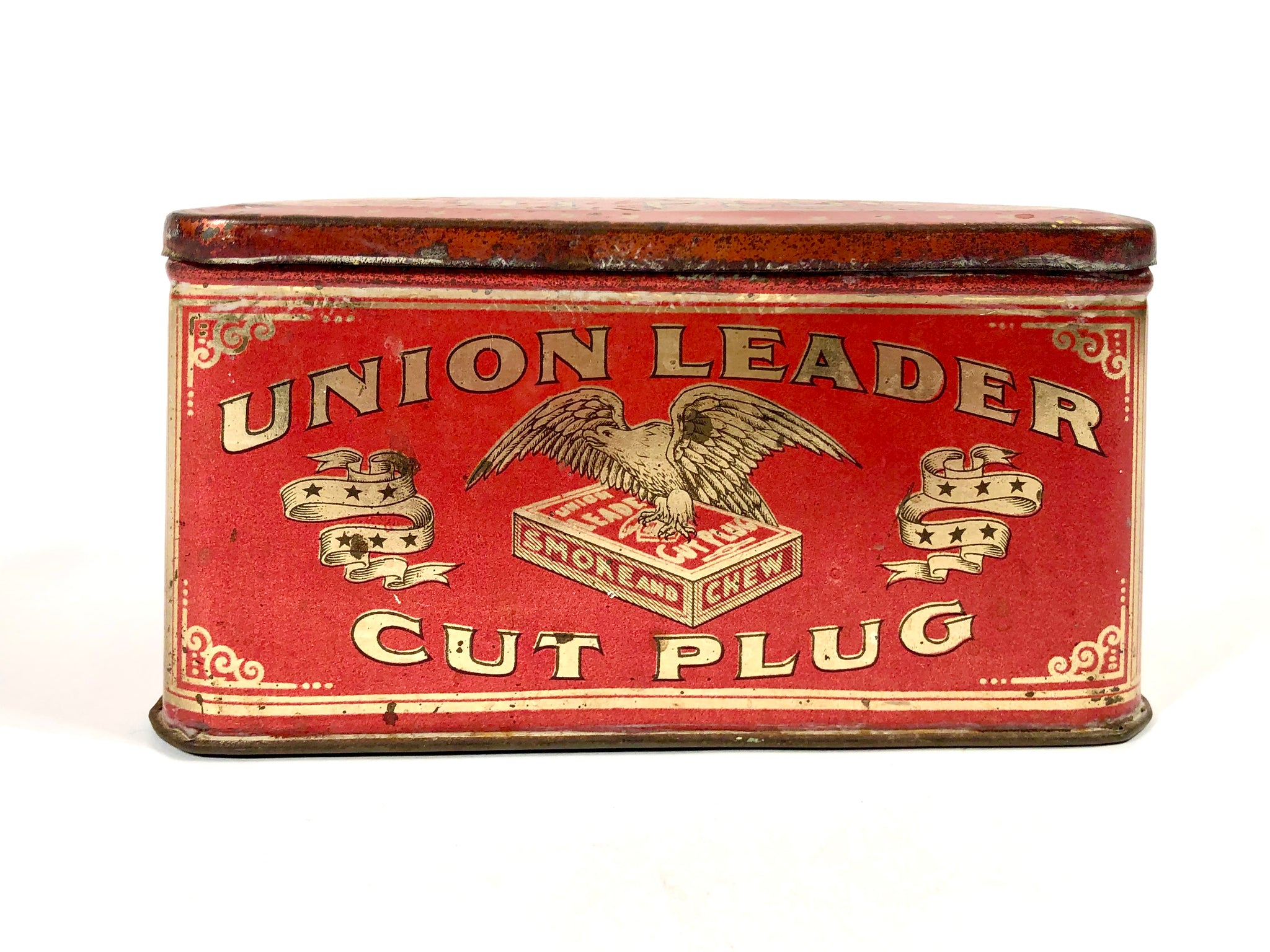 cut plug tobacco tin Antique UNION LEADER Cut Plug Tin || EMPTY – TheBoxSF cut plug tobacco tin Antique UNION LEADER Cut Plug Tin || EMPTY – TheBoxSF
