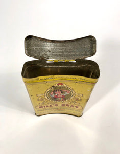 Antique DILL'S BEST RUBBED Pipe Tobacco Tin || EMPTY