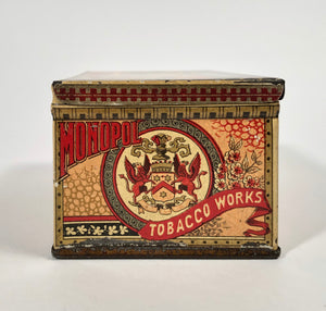 Antique MONOPOL LONDON CLUB Mixture Smoking Tobacco Tin || EMPTY