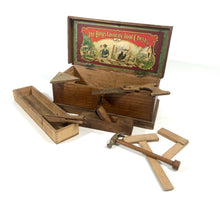 Load image into Gallery viewer, Early 1900&#39;s THE BOY&#39;S FAVORITE TOOL CHEST Toy Toolbox No. 260