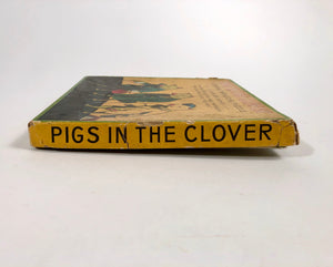 Antique PIGS IN THE CLOVER Children's Puzzle, Maze Game || Milton Bradley