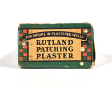 Load image into Gallery viewer, Antique 1930&#39;s Rutland PATCHING PLASTER Box, Vintage Home Improvement