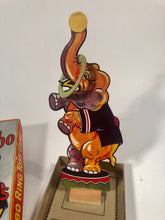 Load image into Gallery viewer, JUMBO the Elephant Vintage RING TOSS GAME, Rosebud Art Co. || Vintage Circus