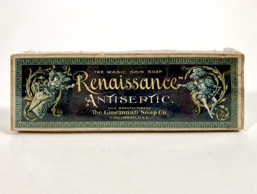 1920's RENAISSANCE ANTISEPTIC SOAP Box || 