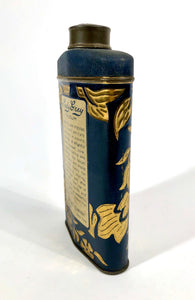 1920's LADY GREY Talcum Powder Cosmetic Tin || Partially Full
