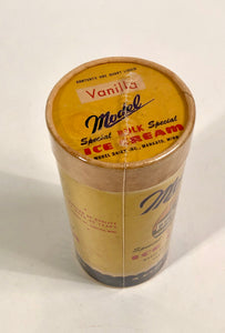 Art Deco Era Model Ice Cream Container, Carton