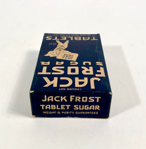 Antique 1929 Jack Frost Sugar Tablets Box, Package