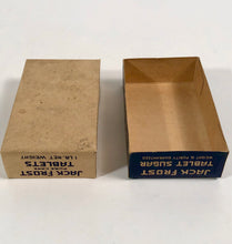 Load image into Gallery viewer, Antique 1929 Jack Frost Sugar Tablets Box, Package