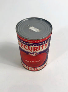 Art Deco Era Bridwell Security Brand Tomatoes Tin Can, Package