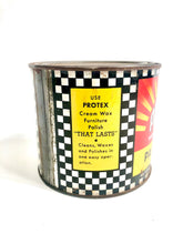 Load image into Gallery viewer, Antique ART DECO, Large Protex High Gloss PASTE WAX Can || Floors, Wood