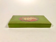 Load image into Gallery viewer, 1920&#39;s Red Headed Woman Green Clothing Accessory Box, Package