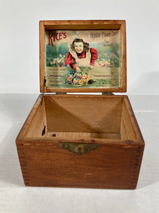 RICE'S Popular Flower Seeds, Cambridge, Old Vintage SEED BOX – TheBoxSF