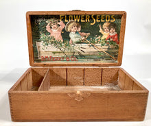 Load image into Gallery viewer, Kids in Canoe, Choice FLOWER SEEDS Box, Old Vintage, D.M Ferry