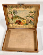 Load image into Gallery viewer, Mandeville &amp; KING Co. Old Vintage FLOWER SEED BOX