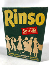 Load image into Gallery viewer, Unused and Unopened 1950&#39;s RINSO Box || Lever Brothers Co. NY