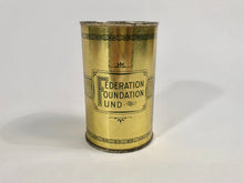 Load image into Gallery viewer, Federation Foundation Fund, &quot;A PENNY A DAY&quot; Tin Coin Bank