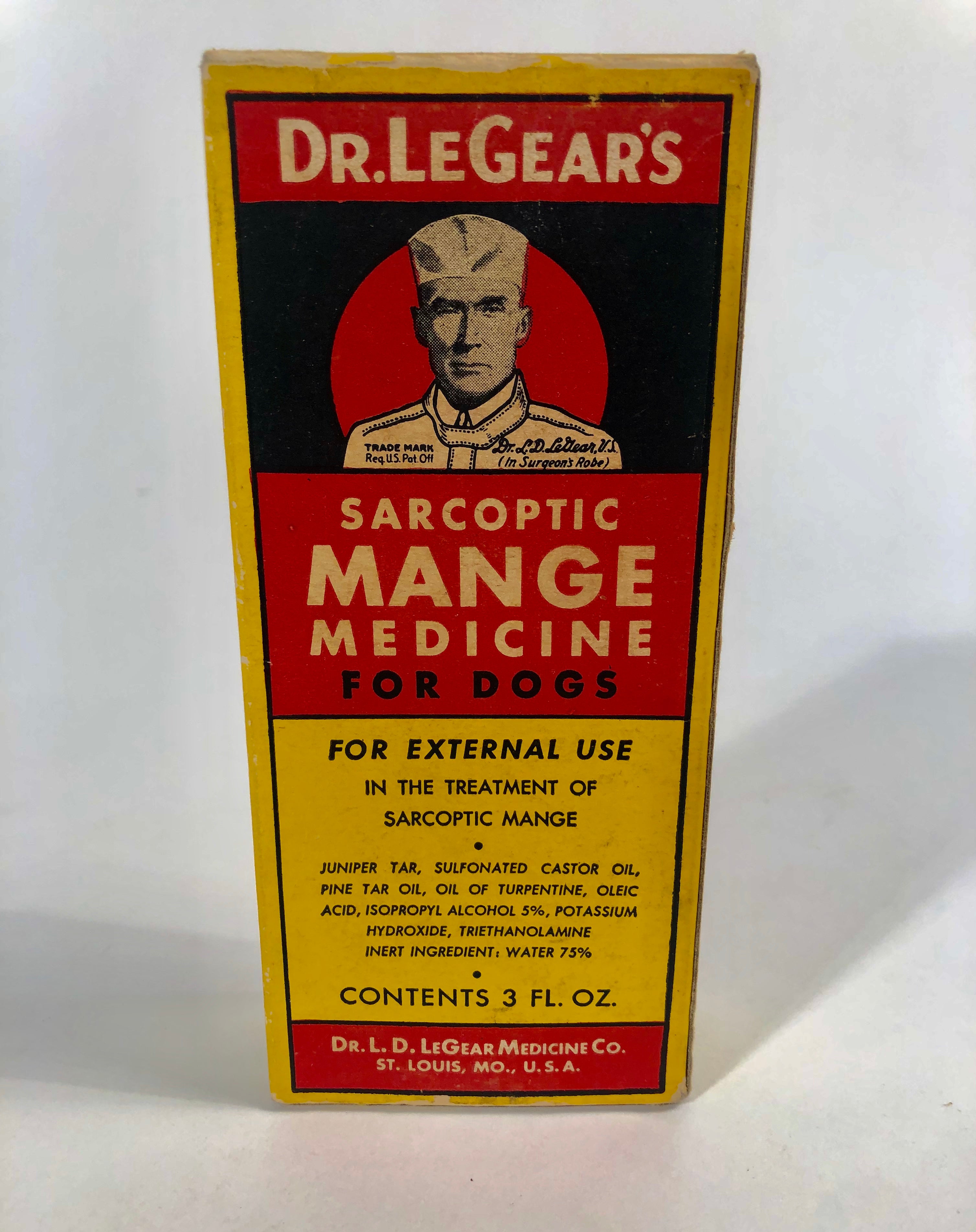 dr le gear Dr. LeGear's Sarcoptic MANGE MEDICINE FOR DOGS || St. Louis, Mo – TheBoxSF