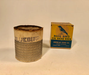 BLUE BIRD OIL STOVE WICK Box and Product, American Stove Co. || Lorain, Ohio