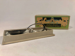 Antique BABY'S SPOON, Community Plate, Silver Spoon in Original Box