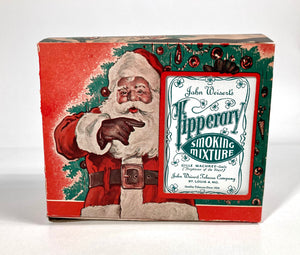 1930's Christmas TIPPERARY SMOKING MIXTURE Promotional Box ONLY, Three Pieces, Santa Clause