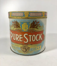 Load image into Gallery viewer, PURE STOCK Quality CIGAR Tobacco Tin || Lancaster, PA.