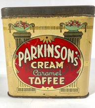 Load image into Gallery viewer, PARKINSON&#39;S CREAM CARAMEL TOFFEE Tin || S. Parkinson &amp; Son Doncaster Ltd.