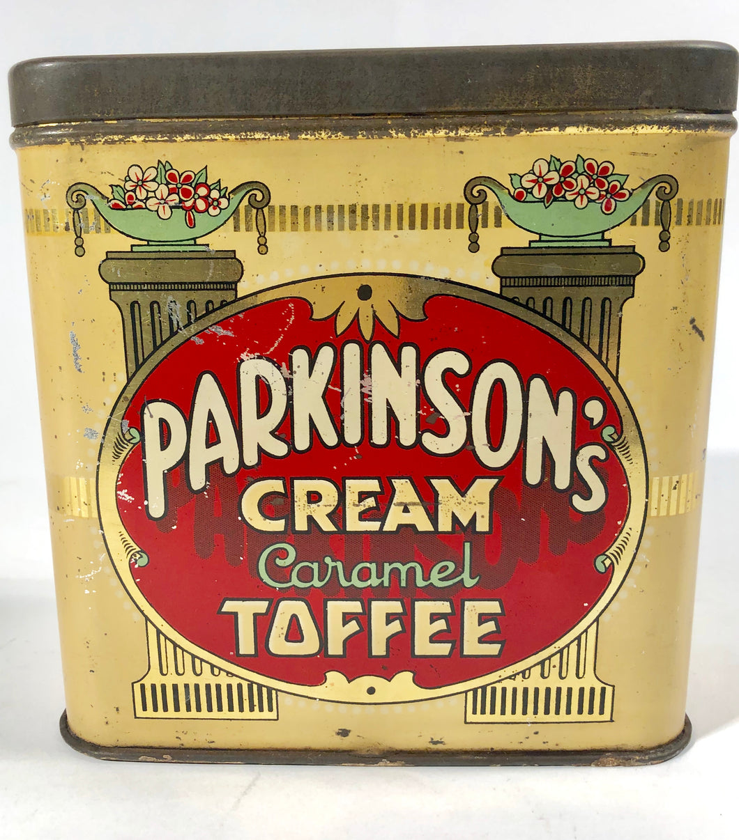 PARKINSON'S CREAM CARAMEL TOFFEE Tin || S. Parkinson & Son Doncaster Ltd.
