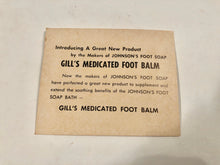 Load image into Gallery viewer, 1940&#39;s JOHNSON&#39;S FOOT SOAP Borax Iodine &amp; Bran Package with Original Product, &quot;Acts Like Magic&quot; || Thomas Gill&#39;s Borax Soap