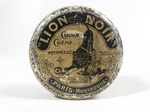 LION NOIR Cirage Creme, French Waterproof Shoe Polish Tin || Paris - Montrouge