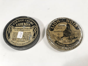 LION NOIR Cirage Creme, French Waterproof Shoe Polish Tin || Paris - Montrouge