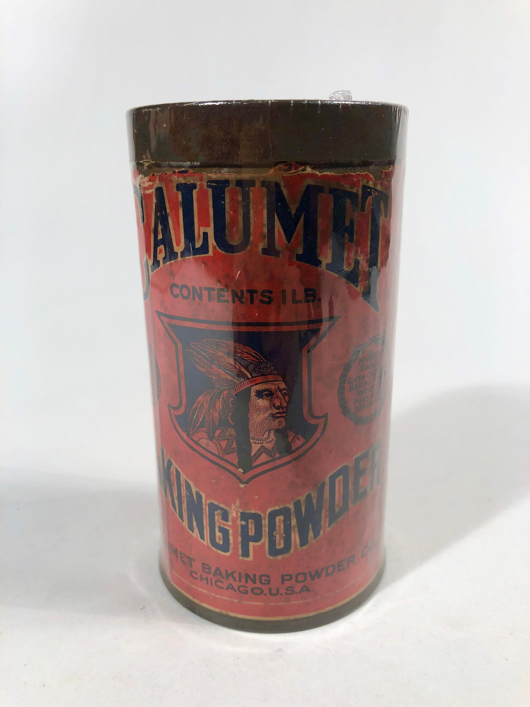 Calumet BAKING POWDER Tin Canister || Calumet Baking Powder Co. Chicago