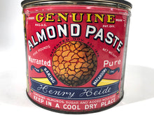 Load image into Gallery viewer, Genuine ALMOND PASTE Five Pound Tin, For Baking Macaroons Etc. || Henry Heide, Inc.
