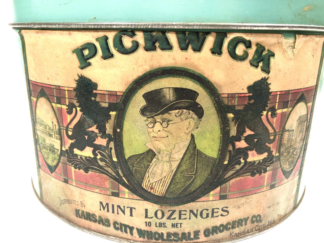 PICKWICK Mint Lozenges 10 lbs. Net Tin || Kansas City Wholesale Grocery Co.