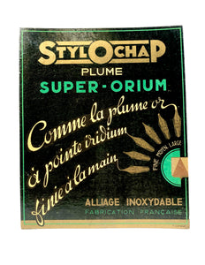 French STYLOCHAP Plume Super-Orium, Stainless Alloy PEN POINT Attachment Store Advertisement