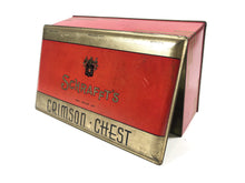 Load image into Gallery viewer, 1930&#39;s SCHRAFFT&#39;S Crimson Chest Candy Tin Box