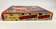 Load image into Gallery viewer, 1939 Vintage TIDDLEDY WINKS Children&#39;s Board Game, Original Packaging