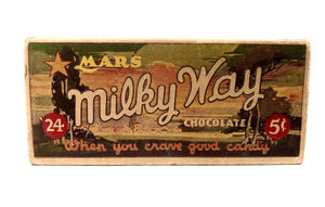 MARS Chocolate MILKY WAY Bar Box || Mars Inc., Chicago, Ill. 