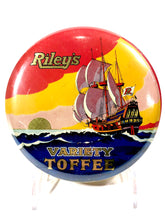 Load image into Gallery viewer, Riley&#39;s VARIETY TOFFEE Tin, Sunset, Ship, Ocean || Halifax, England