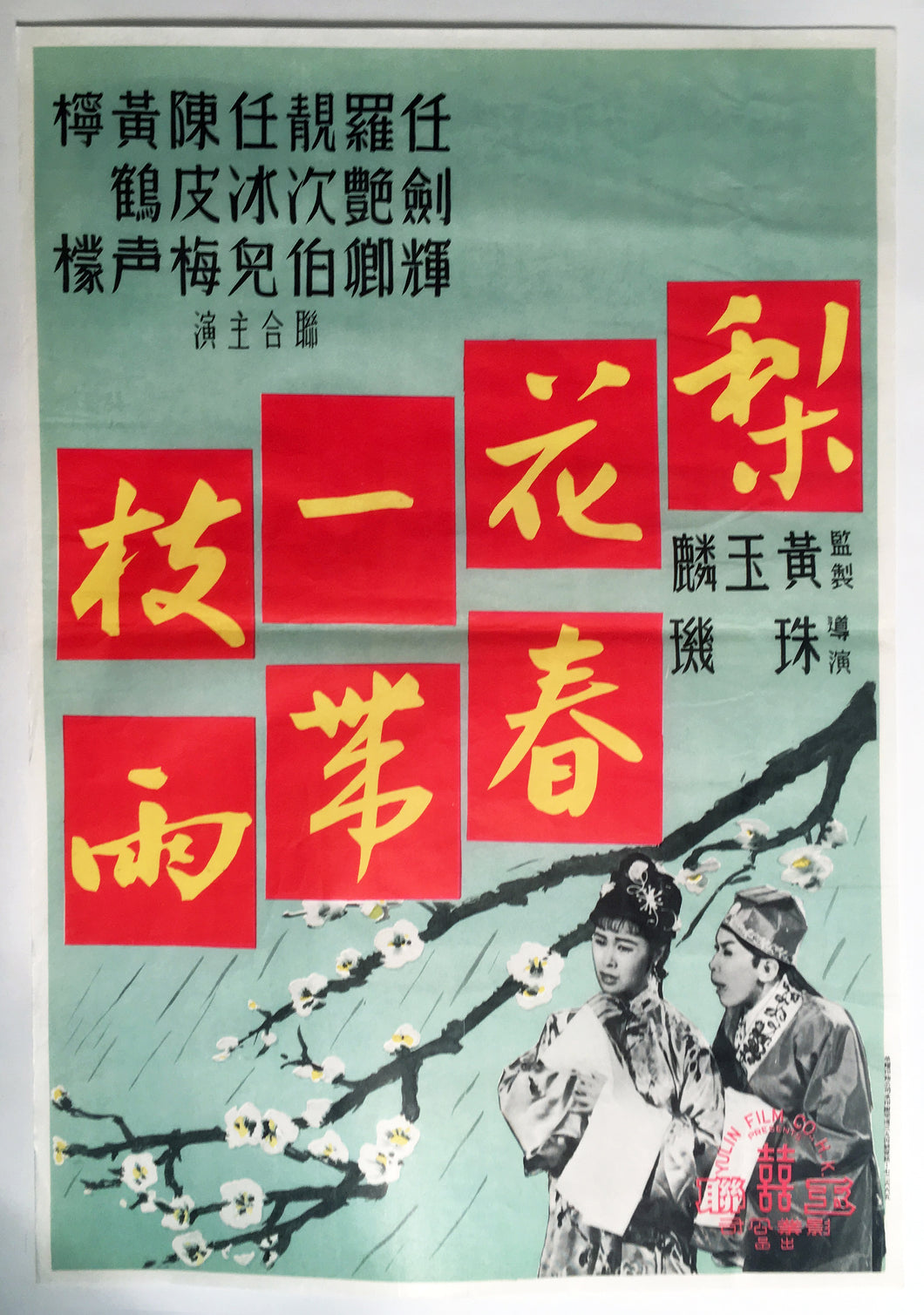 1950s Vintage Chinese Movie Poster, Blossoms - TheBoxSF