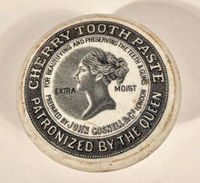 Load image into Gallery viewer, Antique Victorian Cherry TOOTH PASTE Croc Container, London, Dental