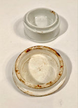 Load image into Gallery viewer, Antique Gray Victorian Cherry TOOTH PASTE Croc Container, London, Dental