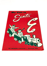 Load image into Gallery viewer, Christmas 1952: MY VISIT TO SANTA, Billy&#39;s Picture with Santa || The Emporium Auditorium