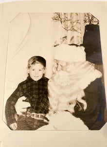 Christmas 1952: MY VISIT TO SANTA, Billy's Picture with Santa || The Emporium Auditorium